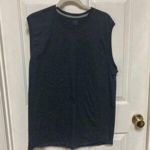 Athletic Works Men's Dark Blue Tank Top